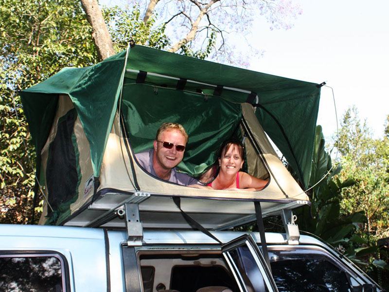 Auto tent will contribute to the comfort and safety