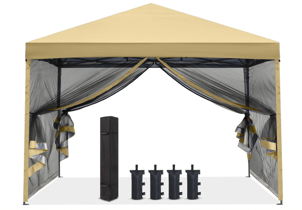 OUTDOOR WIND Pop Up Easy Setup 10x10FT outdoor canopies